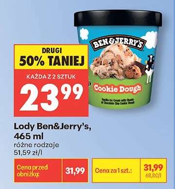 Lody Ben&Jerry’s, 465 ml