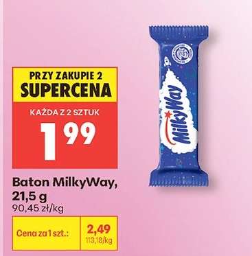 Baton MilkyWay, 21,5 g