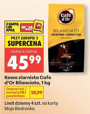 Kawa ziarnista Cafe d'Or Bilanciato , 1 kg