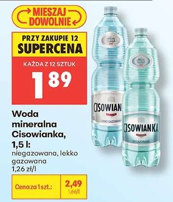 Woda mineralna Cisowianka, 1,5 l