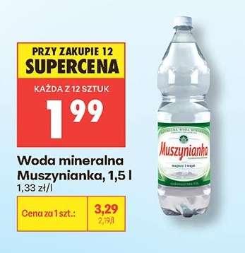 Woda mineralna Muszynianka, 1,5 l