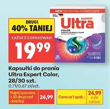 Kapsułki do prania Ultra Expert Color, 28/30 szt.