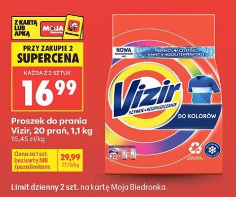 Proszek do prania Vizir 20 prań 1,1 kg