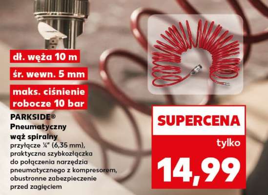 PARKSIDE® Pneumatyczny wąż spiralny