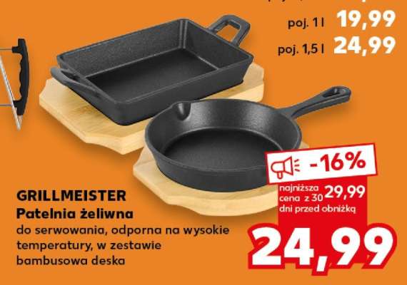 GRILLMEISTER Patelnia żeliwna