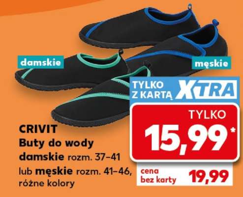 CRIVIT Buty do wody damskie rozm. 37-41 lub męskie rozm. 41-46, różne kolory