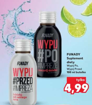 FUNADY Suplement diety Wypij Po, Wypij Przed 100 ml butelka