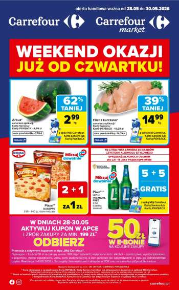 Gazetka Carrefour - 28.05.2026 - 30.05.2026.
