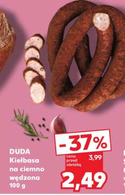 DUDA Kiełbasa na ciemno wędzona 100 g