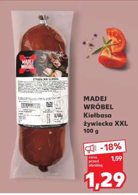 MADEJ WRÓBEL Kiełbasa żywiecka XXL