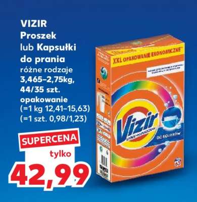 VIZIR Proszek lub Kapsułki do prania