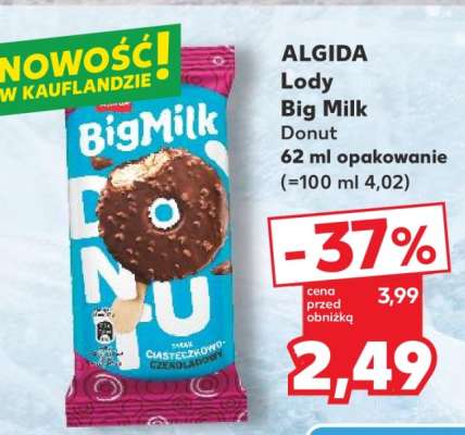 ALGIDA Lody Big Milk Donut