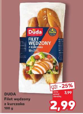 DUDA Filet wędzony z kurczaka