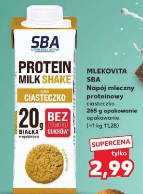 MLEKOVITA SBA Napój mleczny proteinowy ciasteczko
