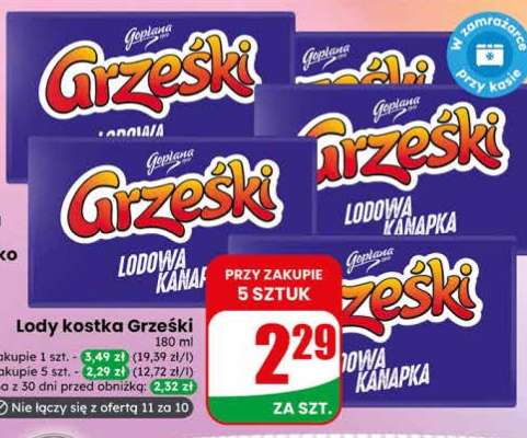 Lody kostka Grześki
