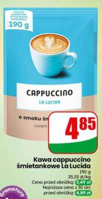 Kawa cappuccino śmietankowe La Lucida