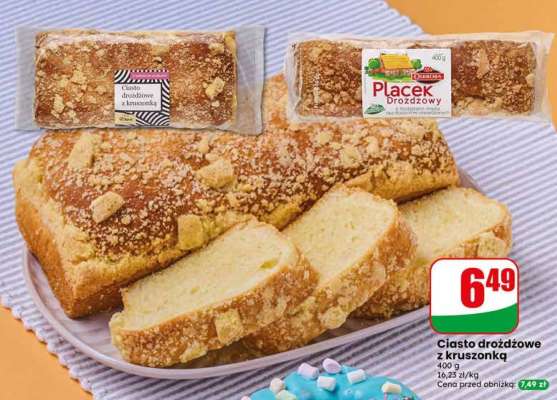 Ciasto drożdżowe z kruszonką
