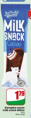 Kanapka cacao milk snack Milino