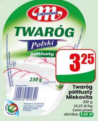 Twaróg półtłusty Mlekovita