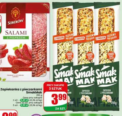 Zapiekanka z pieczarkami SmakMak