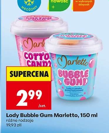 Lody Bubble Gum Marletto, 150 ml