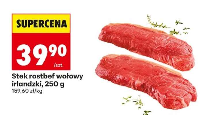 Stek rostbef wołowy irlandzki, 250 g