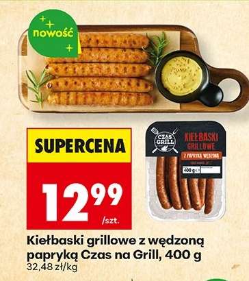 Kiełbaski grillowe z wędzoną papryką Czas na Grill, 400 g