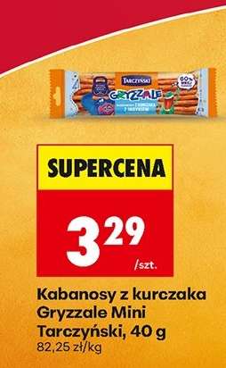 Kabanosy z kurczaka Gryzzale Mini Tarczyński 40 g