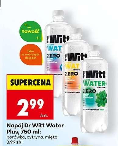 Napój Dr Witt Water Plus, 750 ml