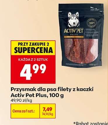 Przysmak dla psa filety z kaczki Activ Pet Plus, 100 g