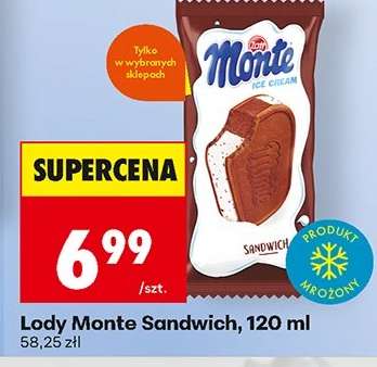 Lody Monte Sandwich, 120 ml