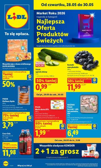 Gazetka Lidl - 28.05.2026 - 30.05.2026.