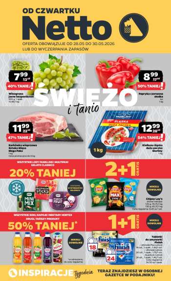 Gazetka Netto - 28.05.2026 - 30.05.2026.