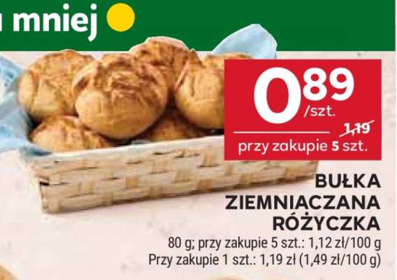 Bułka ziemniaczana różyczka