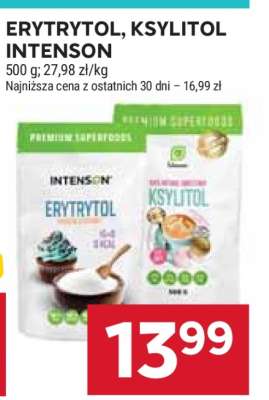 Erytrytol, Ksylitol Intenson