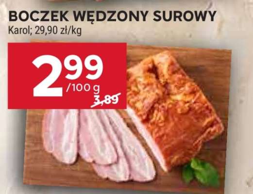 Boczek wędzony surowy