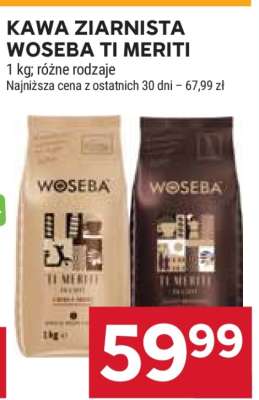 Kawa Ziarnista Woseba Ti Meriti