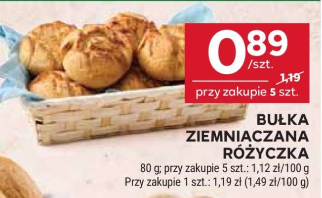 Bułka ziemniaczana różyczka