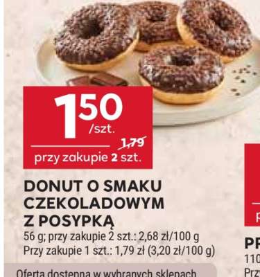 DONUT O SMAKU CZEKOLADOWYM Z POSYPKĄ
