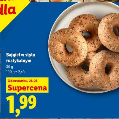 Bajgiel w stylu rustykalnym