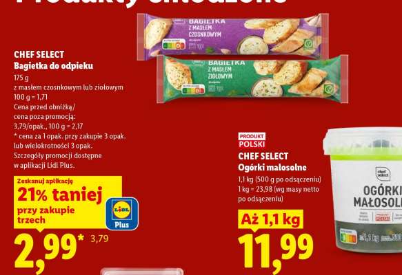 CHEF SELECT Bagietka do odpieku