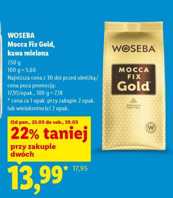 WOSEBA Mocca Fix Gold, kawa mielona