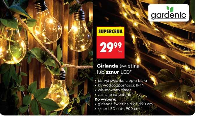 Girlanda świetlna lub sznur LED