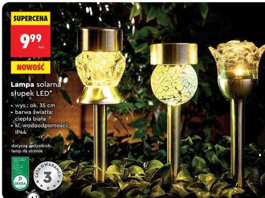 Lampa solarna słupek LED