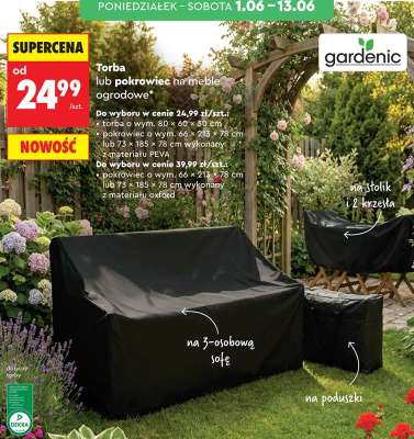 Torba lub pokrowiec na meble ogrodowe