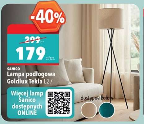 Lampa podłogowa Goldlux Tekla E27