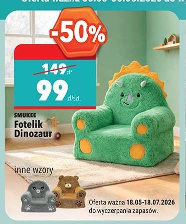SMUKEE Fotelik Dinozaur