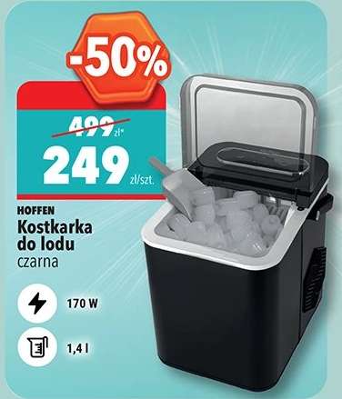 Kostkarka do lodu, czarna