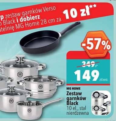 Zestaw garnków Black
