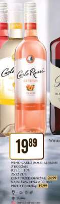 WINO CARLO ROSSI REFRESH 3 RODZAJE